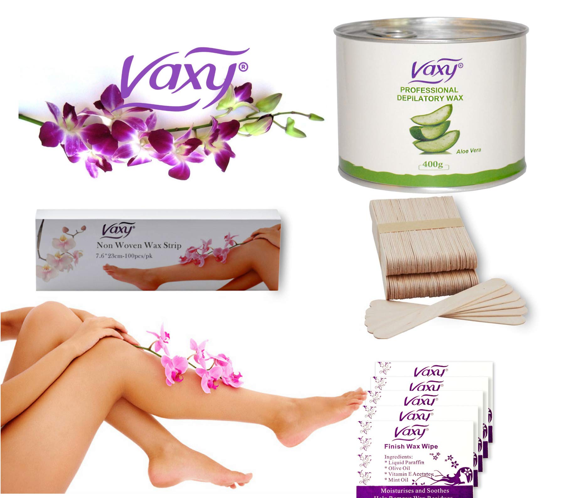 The Vaxy waxing accessories for Hair Removal Body waxing,