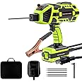 YesRight 110V 120Amp Welding Machine Handheld Portable ARC Welder Gun Hand Held Welder Machine with Digital Display IGBT Inverter 6 Variable Current Adjustment for 1/16''-1/8'' Welding Rods, Green