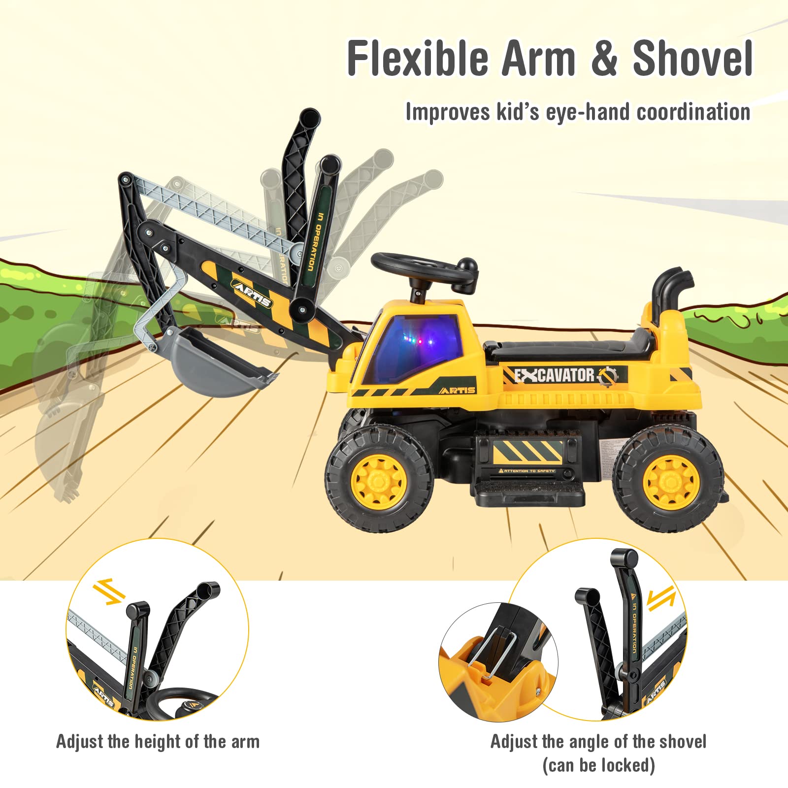 HONEY JOY HJ-1707-US Excavator