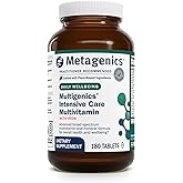 Metagenics Multigenics Intensive Care Multivitamin with Iron, 180 Tablets | High-Absorption Formula, 150 mcg Chromium, Vitamin C, Folate, Zinc, Quercetin, Immune and Cellular Support
