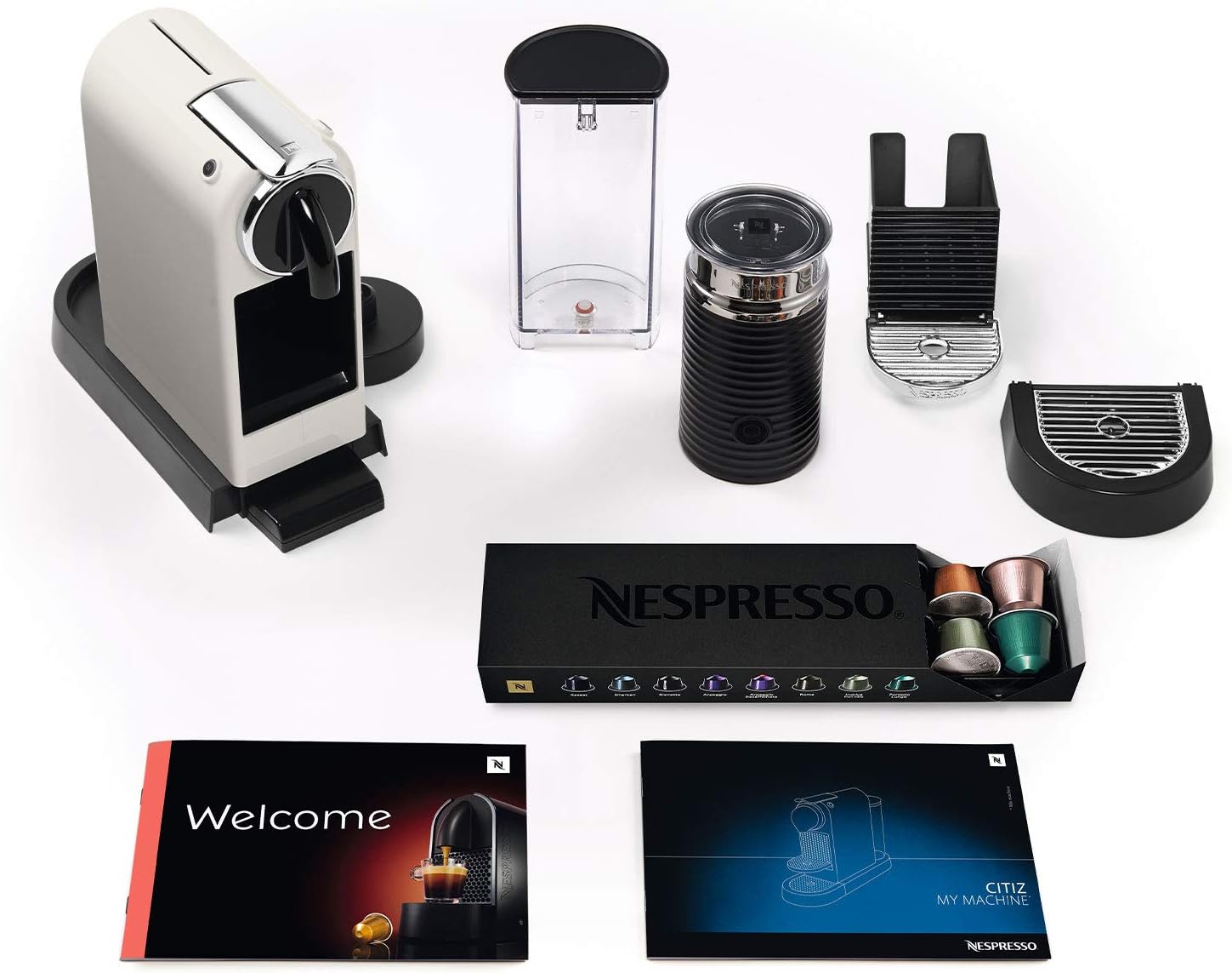 Nespresso Citiz Coffee Machine with Aeroccino Milk Frother by De'Longhi for Original Coffee Pods Latte, Cappuccino, Espresso - Image 5