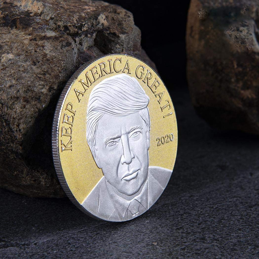 xabern Double Colors 2020 Trump American Eagle Commemorative Coin US Coins