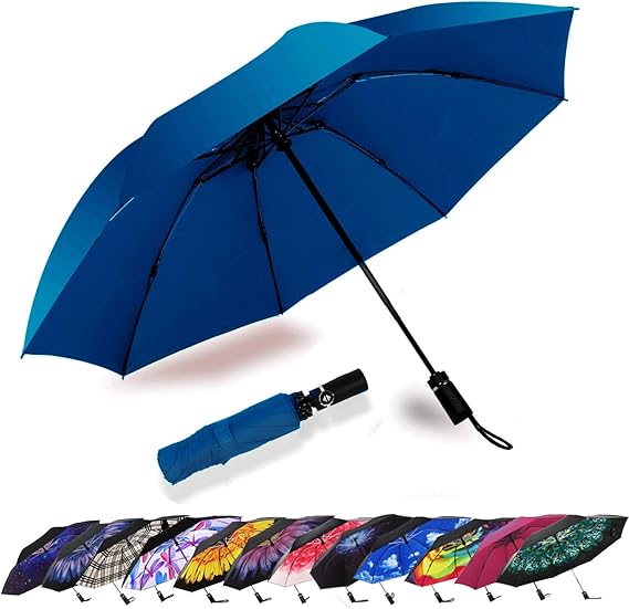 Umbrella Windproof, Siepasa Travel Umbrella, Compact