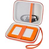 Case Compatible with LaCie Rugged Mini 1TB/ 2TB/ 4TB/ 5TB External Hard Drive Portable HDD, Storage Holder for Hard Drives fo