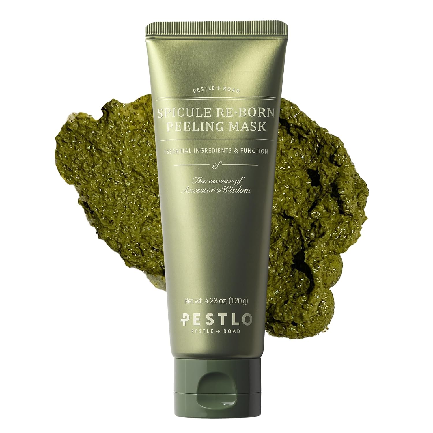 PESTLO PESTLE + ROAD Spicule Re-Born Exfoliating Peeling Mask 4.23 oz./120ml - Gentle Exfoliation, Nourishing, Hydrating, Sebum Control, Soothing, Radiant Skin, Pore Tightening