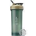 BlenderBottle Classic V2 Shaker Bottle Perfect for Protein Shakes and Pre Workout, 4-Ounce, Full Color Tan