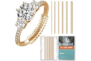 Ring Sizers For Loose Rings，Kueroami Gold Ring Guards, 6 Different Sizes Spacers Tightener Resizer Fitter Inserts For Rings T