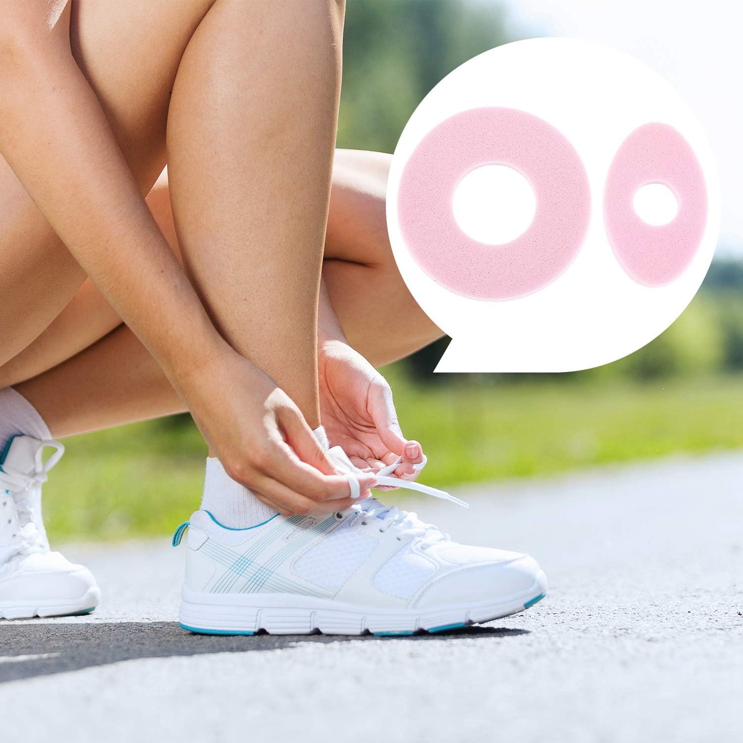 Patelai 144 Pieces Callus Pads, Soft Foam Callus Cushions Toe Pads, Toe and Foot Protectors and Thick Corn Cushions Toe Pads and Waterproof, Rubbing on Shoes, Reduce Foot and Heel Pain: Health & Personal Care