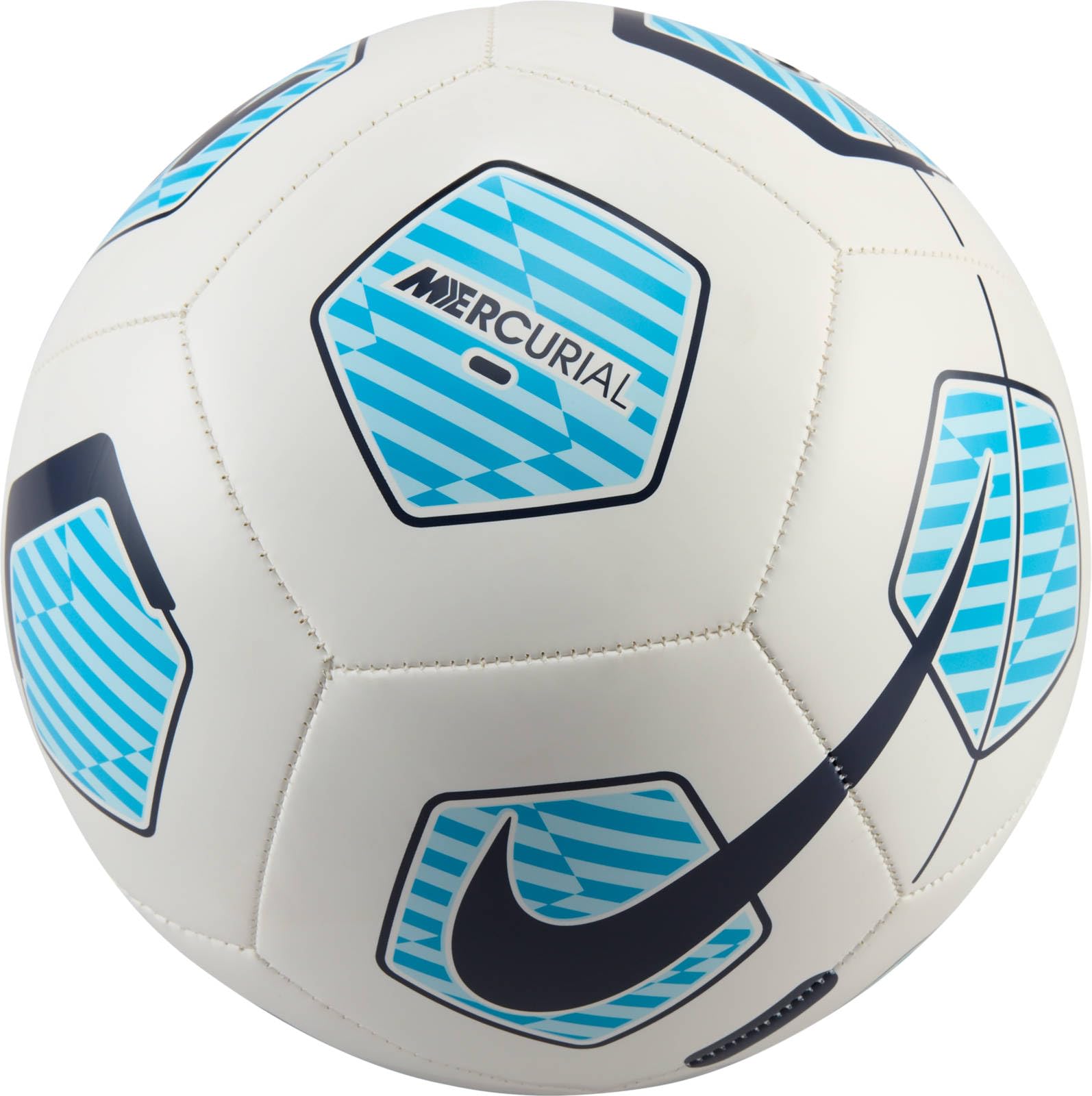 Nike Unisex-Adult Merc Fade-Fa24 Football Balls White/Blue Fury/Blackened Blue 68-70