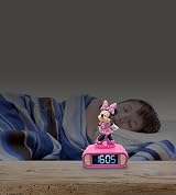 Lexibook Disney Minnie Nightlight Alarm Clock Pink view 4