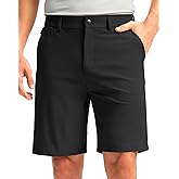 Soothfeel Men's Golf Shorts with 5 Pockets Stretch Lightweight Quick Dry 9 Inch Flat Front Casual Work Dress Shorts for Men