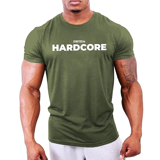 Buy GYMTIER Hardcore Bodybuilding TShirt Men's Gym TShirt