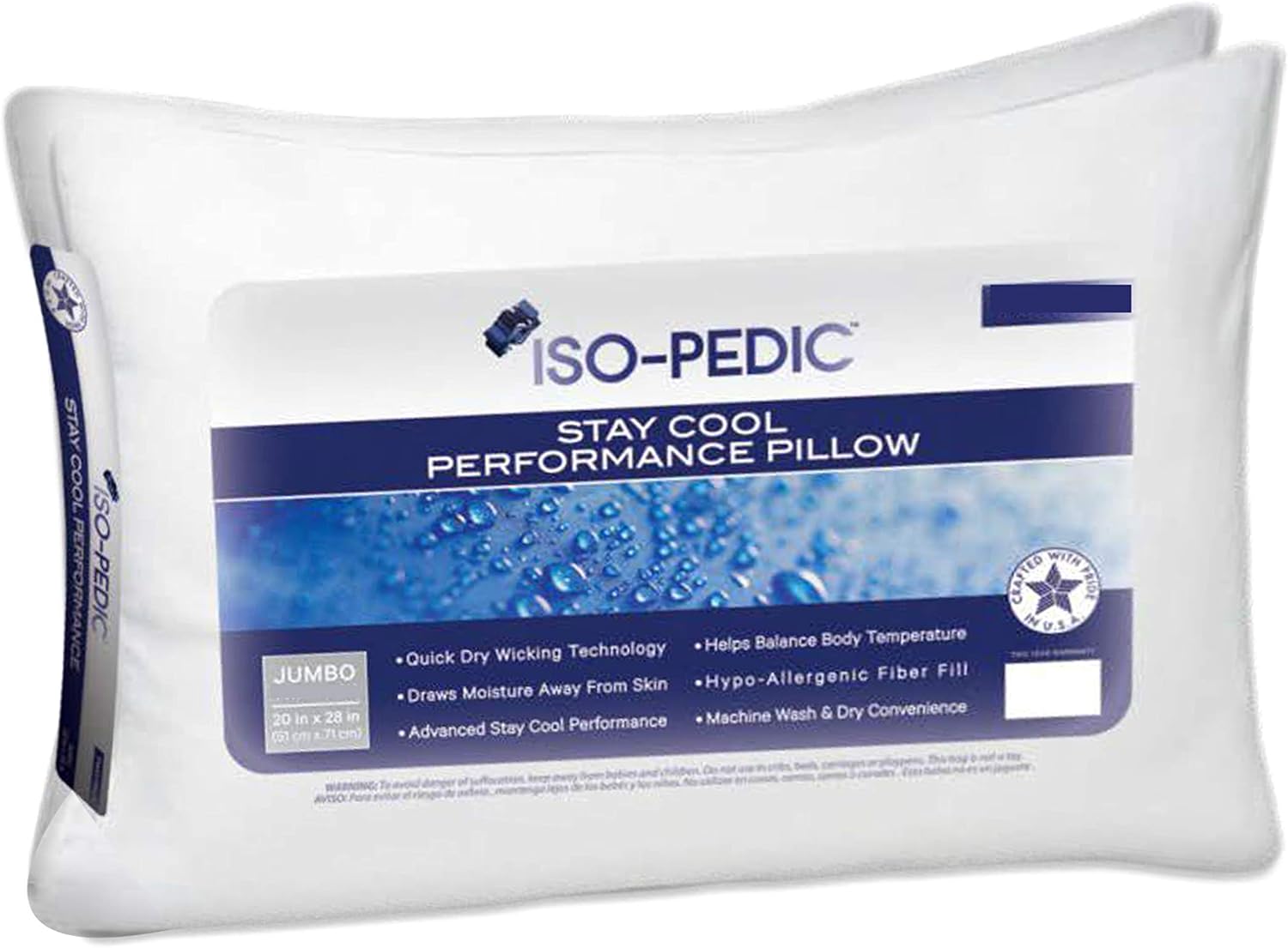 iso pedic contour memory foam pillow