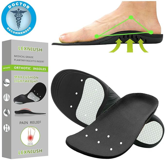 Professional Plantar Fasciitis Shoe Inserts Women Men Insoles With Arch Support Shoe Insert Orthotic Inserts Providing Cushioning Shoe Insoles