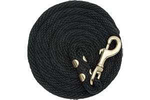 Weaver Equine Performance Lead Rope, Long Horse Lead Rope with Quick Halter Attachment, Soft Comfort Grip, Barn Horse Tack fo
