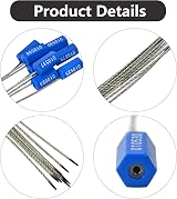 Lzbignun 100pc Numbered Security Cable Seals Tamper Evident Steel Wire Pull view 4