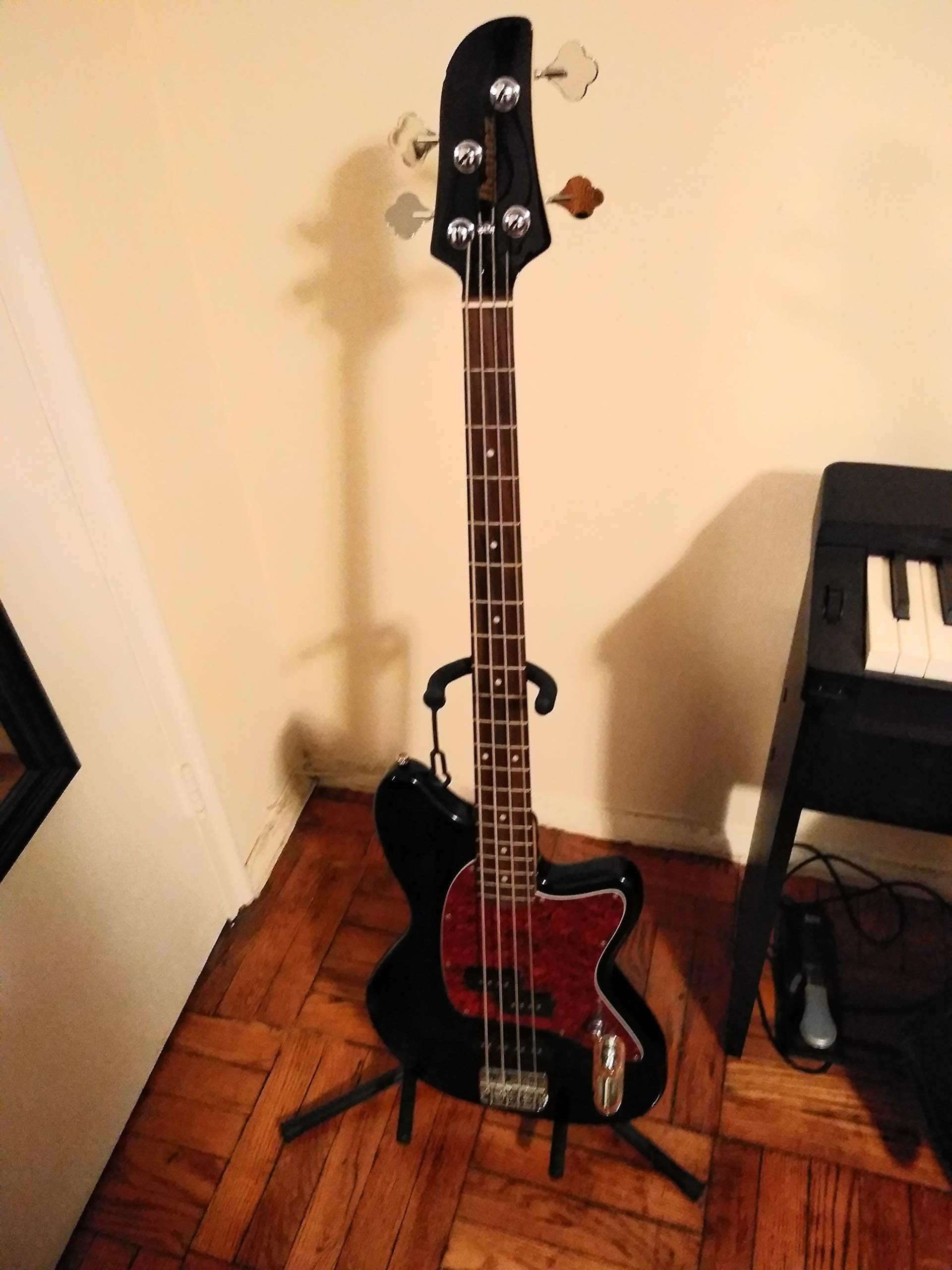 Ibanez TMB100 Talman Bass Black and IBB101BK Gig Bag Bundle