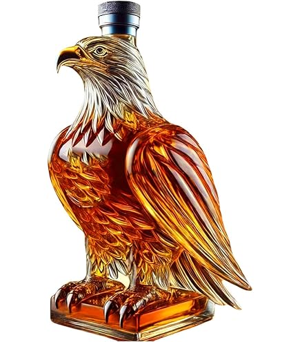 Amazon.com | Eagle Whiskey Bottle, Funny Whiskey Eagle Glass