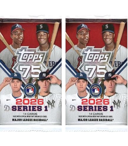 Amazon.com: Topps 2025 Series 2 Baseball Trading Card Pack (14