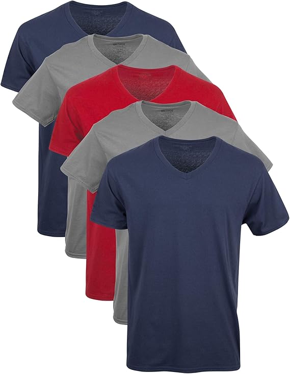 playeras de cuello v para hombre