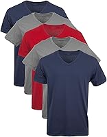 Gildan Men's Assorted V-Neck T-Shirts Multipack