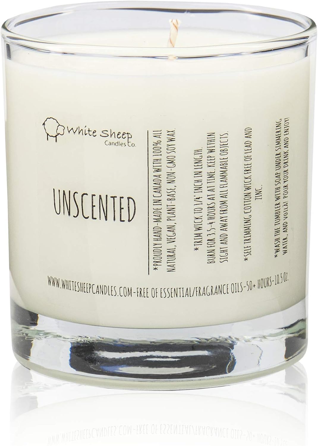 Unscented candles Clearance