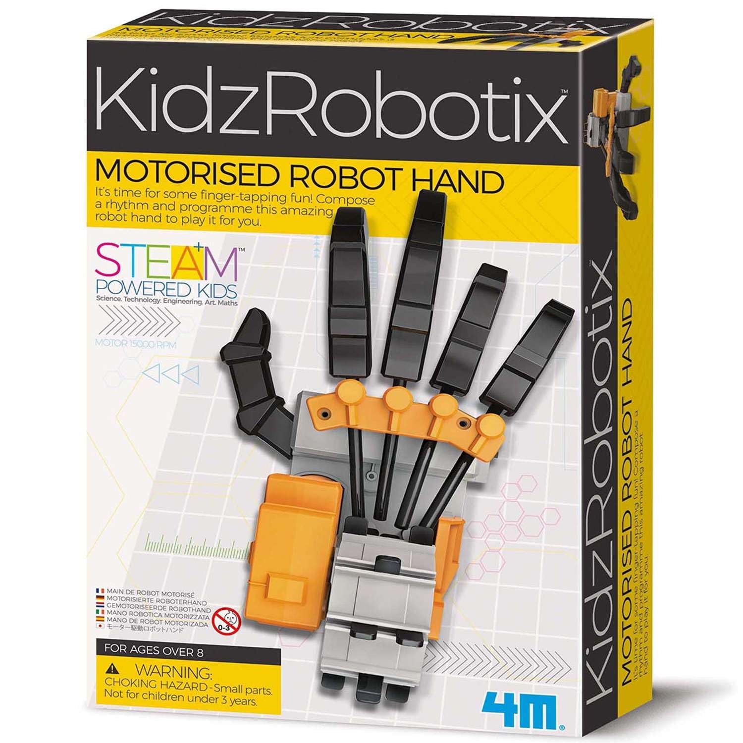 4M 403407 Kids Motorised Robot Hand Building Set