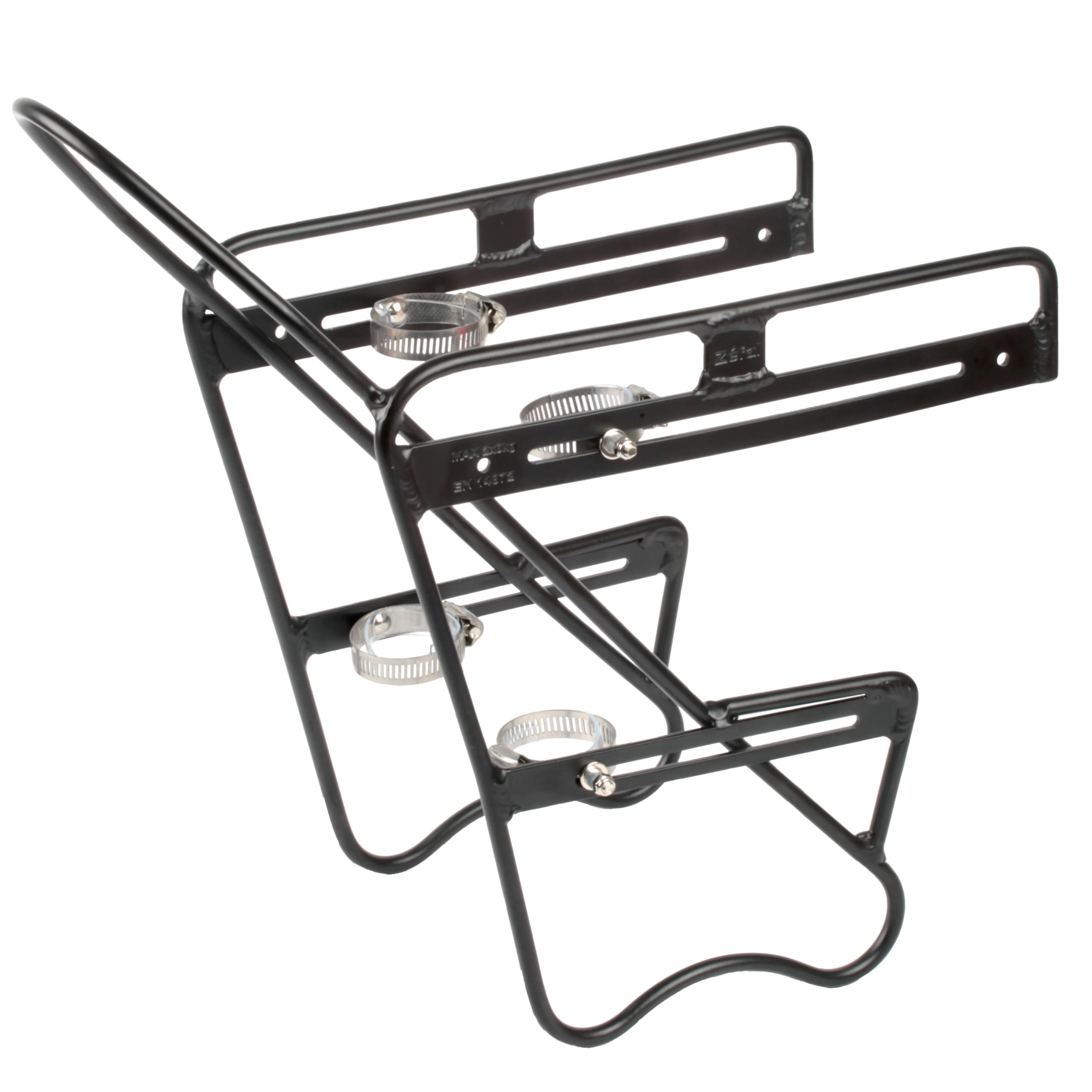 ZEFAL Raider Front Pannier Rack - MTB, Urban, Gravel, Bikepacking - Black - Compatible with 26", 27,5", 28", 29" Wheeled Bikes