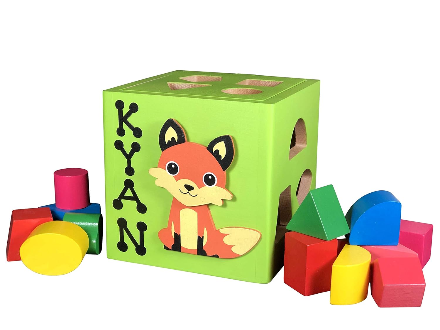 Shape sorter baby toy montessori wood Personalized Customized wood toys