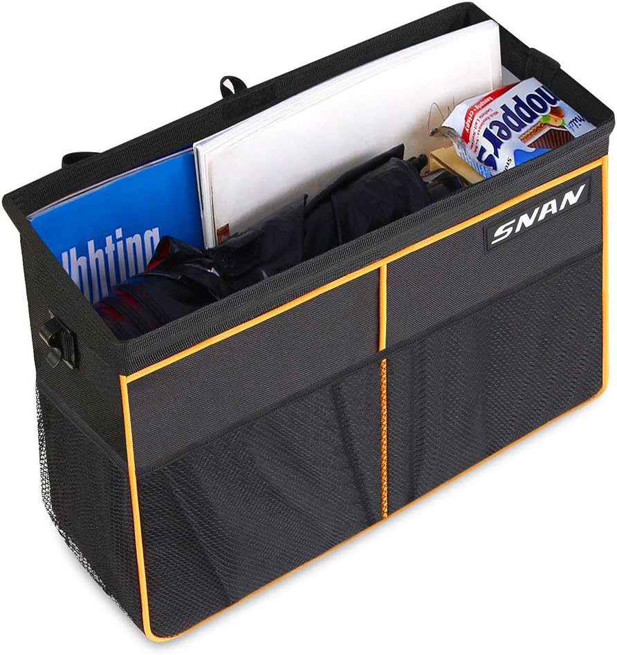 SNAN Car Storage Organizer Bag Seat Back Bottle/Drinks Holder / Multi-Pockets Travel Storage Bag for All Kinds of Cars