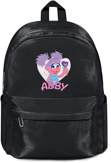 pink company backpack