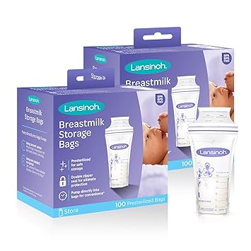 breastfeeding storage bags