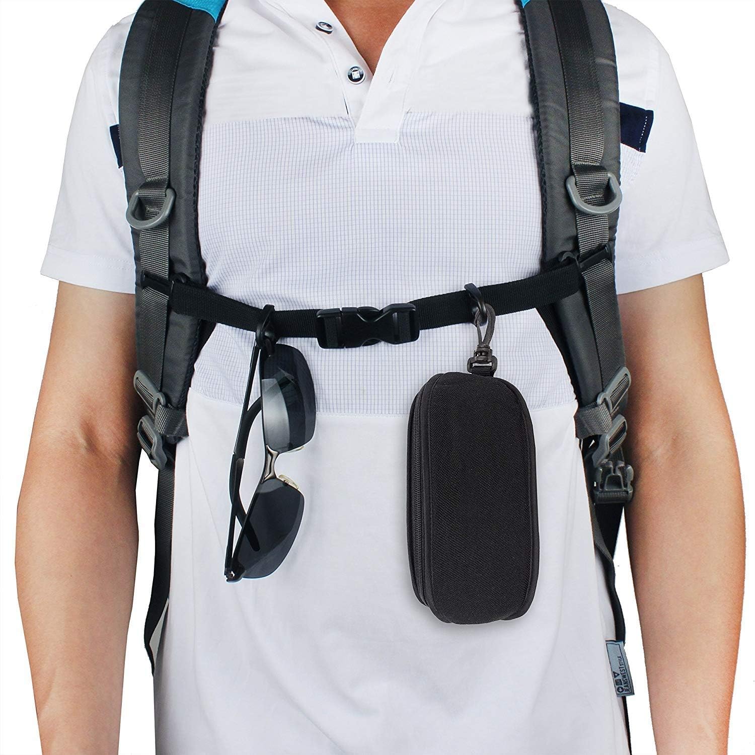Backpack Chest Strap,2 Pack Chest Belt with Buckle Adjuster Heavy Duty Straps for Bags,Handles,Tents, Black - Image 4