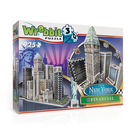 Wrebbit 3D 3D Puzzle Financial- New York Collection