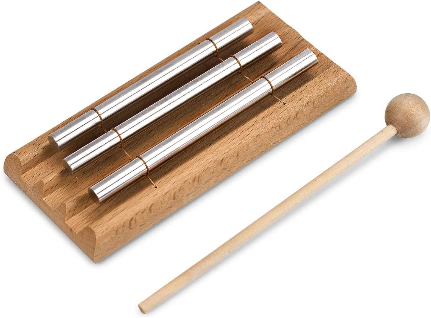 Meditation Trio Chime, EONLION Three Tone Solo Percussion Instrument