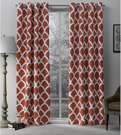 Amazon Com Exclusive Home Curtains Durango Geometric Printed