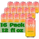 Bubly Bellini Bliss Flavored Sparkling Water 12 fl oz Aluminum Can 16 Pack