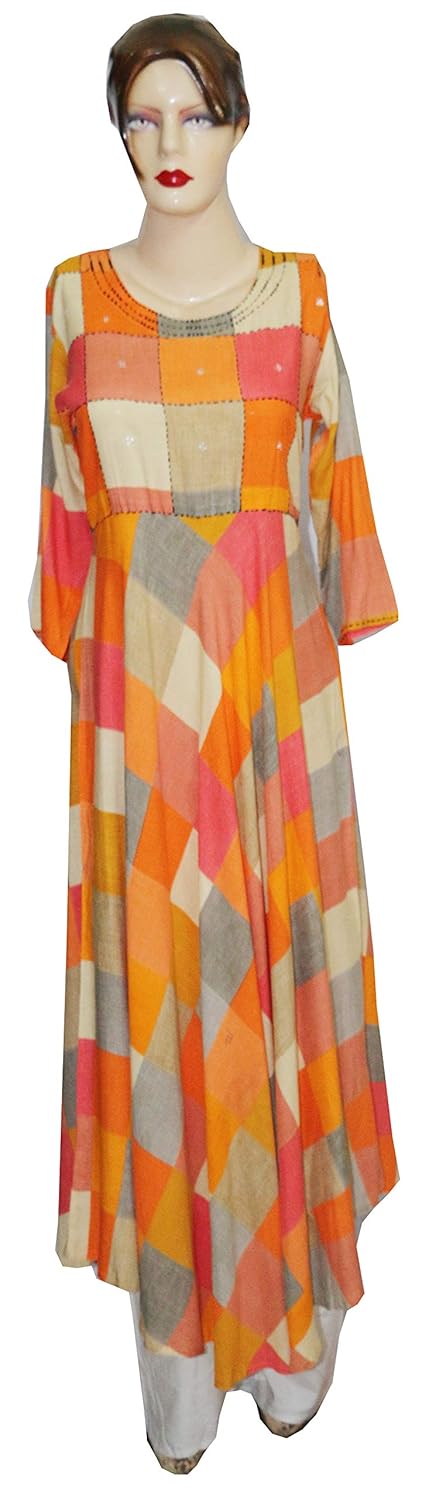 Long frock kurti with plazo Outlet