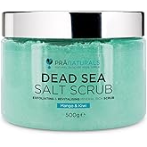 PraNaturals Revitalising Dead Sea Body Scrub 500g, Nourishing Skin Exfoliating Salt Scrub, Rich in Natural Minerals for All S