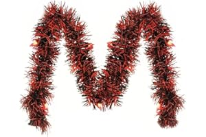 Brite Star Halloween Lighted Garland, 10 ft, Orange/Black