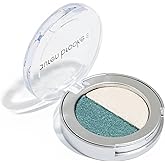 Lauren Brooke Cosmetiques Pressed Eye Shadow Duo, Richly Pigmented Natural Eyeshadow, EU Certified Organic Makeup For Women (Morning Dew/Summer Wind)