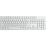 iKBC PBT Mechanical Keyboard Dye-Sublimated Keycap Set for Mechanical Keyboard with Cherry MX Switch, Blue/White Color, 104 Keys