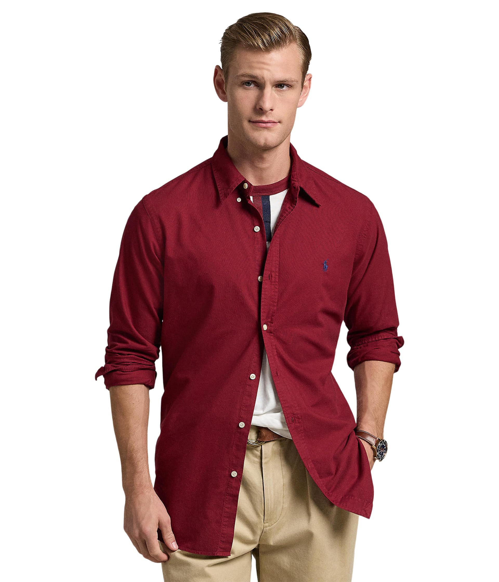 POLO RALPH LAUREN Mens Classic Fit Garment-Dyed
