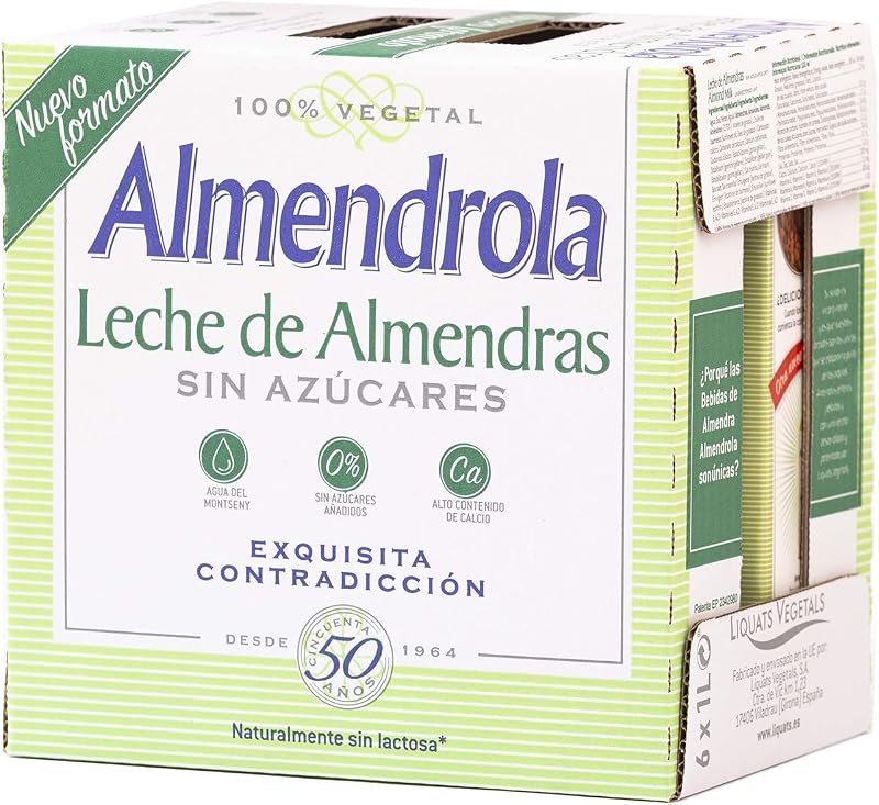 Bebida Vegetal de Almendras sin Azúcares, Pack de 6 x 1L — foto 7 de 7