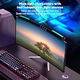 Gugxiom Curved Monitor Light Bar Eye Caring PC LED Lamp 3 Color RGB Black 5V view 5