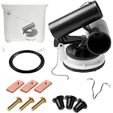 Toilet Flush Valve Assembly Compatible with American Standard 047107-0070A | Compatible with American Standard 3161 Series, Roma II, Plaza &amp; Ellisse one-piece toilets. Leak-Stop Seal Kit, Easy to Instal