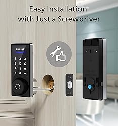 Philips Smart Lock with App Control, Fingerprint