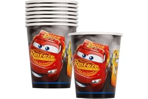 9oz Disney Cars Paper Cups, 8ct