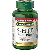 NATURE'S BOUNTY 5-HTP 100 mg Plus, Helps Promote Healthy Mood Balance, 51.8 g