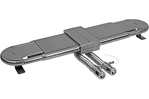 Brinkmann Grill Parts Pro Adjustable Universal Replacement BBQ Grill Oblong Tube Burner